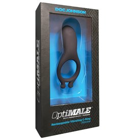 Doc Johnson Optimale Rechargeable Vibrating C-Ring - Black