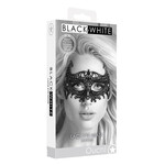 Shots Ouch! Shots Ouch Black & White Lace Eye Mask - Empress Black