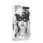 Shots Ouch! Shots Ouch Black & White Lace Eye Mask - Royal Black