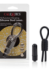 California Exotic Novelties 10-Function Vibrating Silicone Stud Lasso - Black