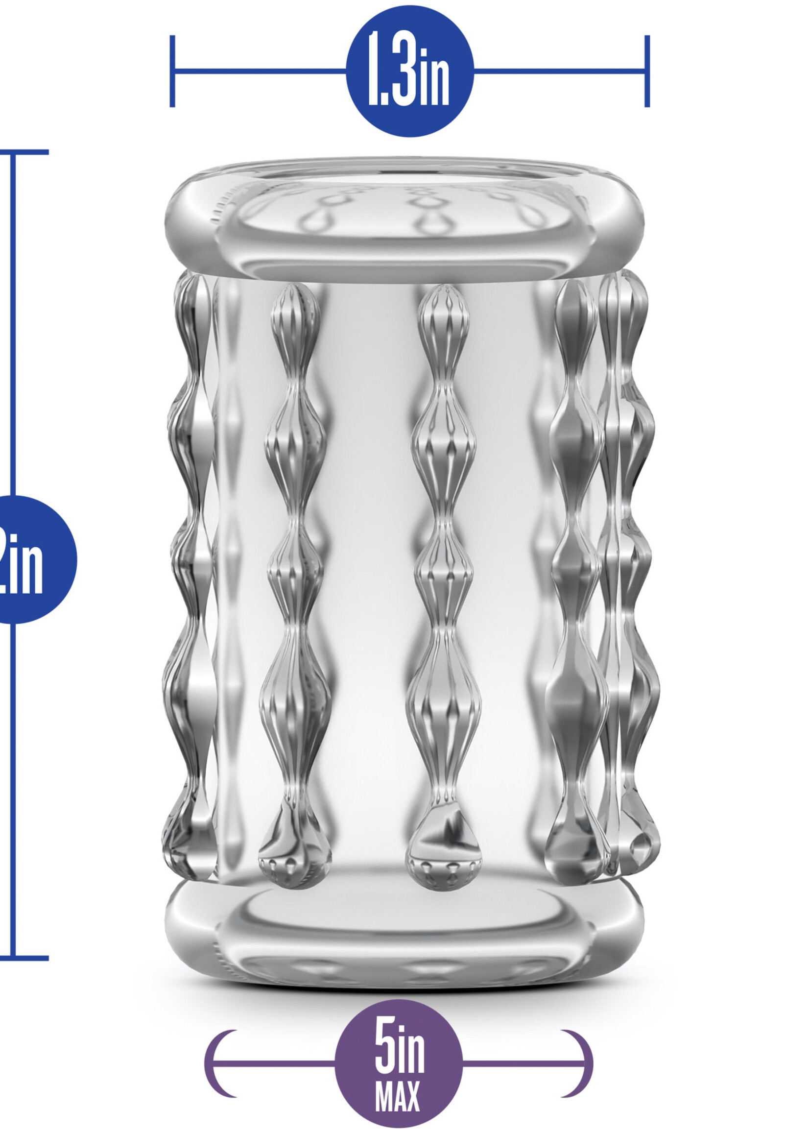 Blush Novelties Stay Hard Cock Sleeve 04 - clear