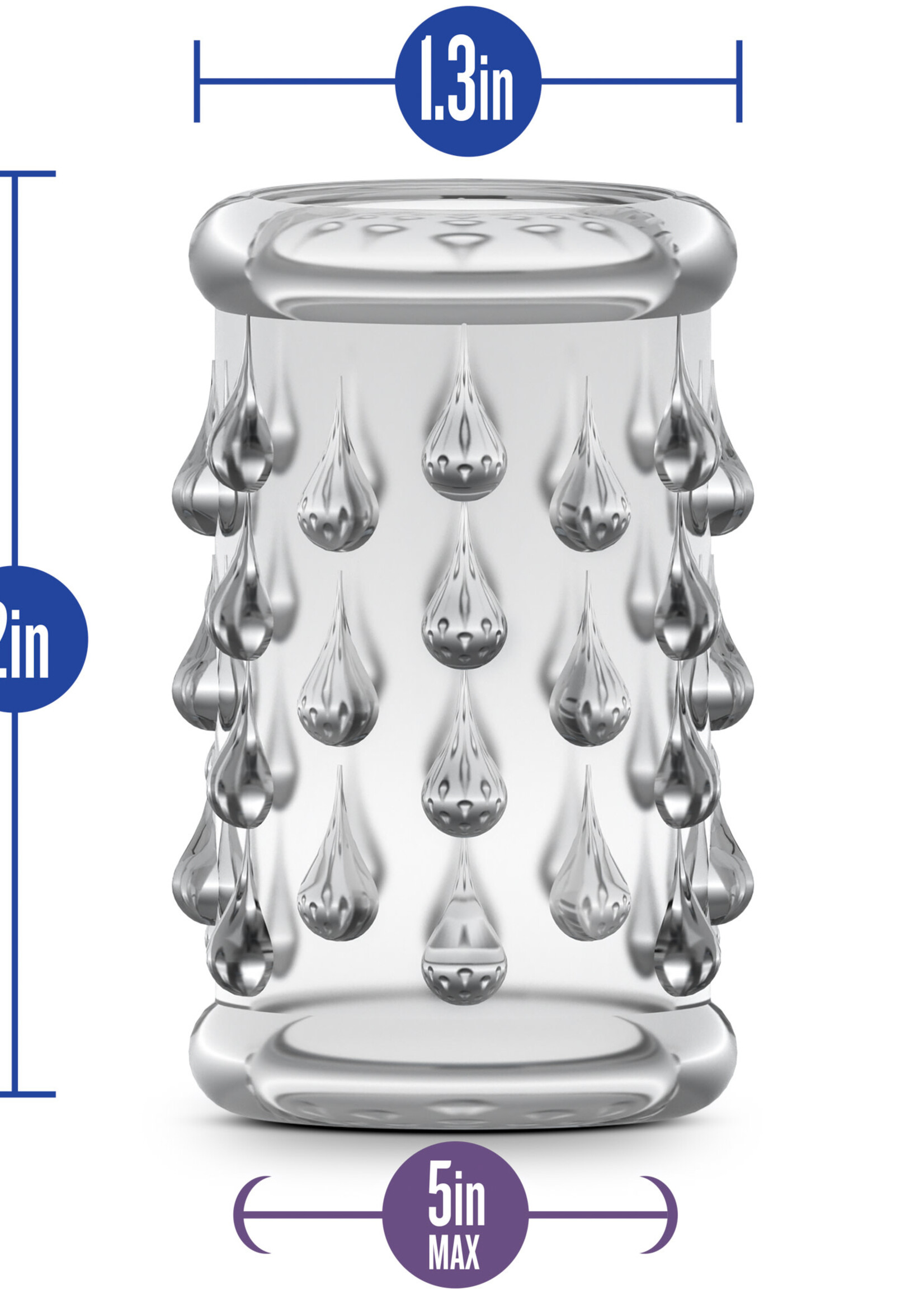 Blush Novelties Stay Hard Cock Sleeve 05 - clear penis Sleeve