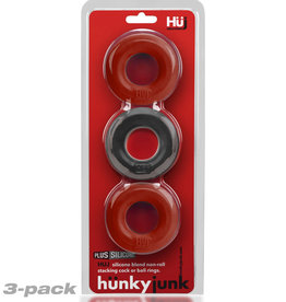 Oxballs Huj3 C-Ring 3-Pack - Cherry / Ice