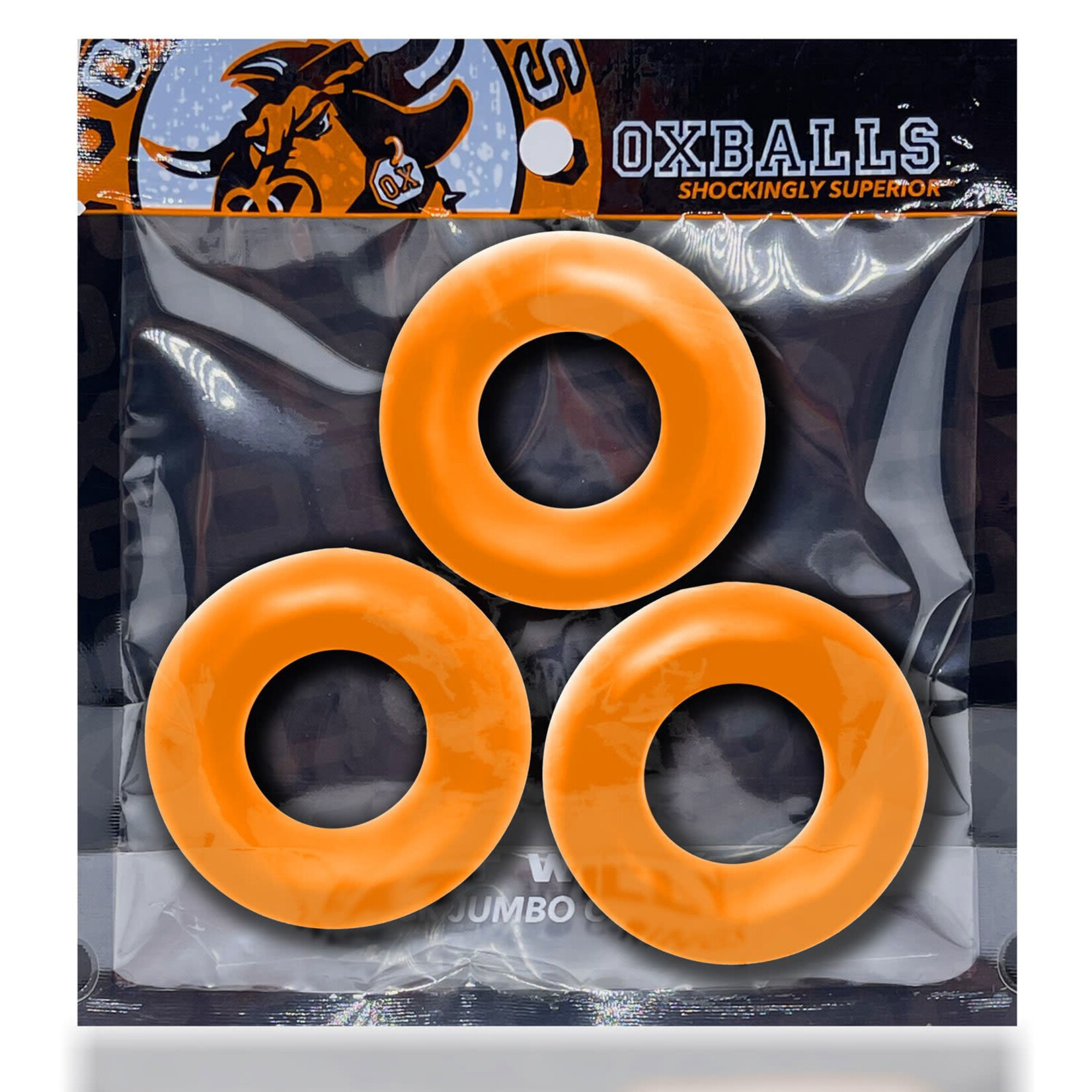 Oxballs Oxballs Fat Willy Jumbo Cock Ring (3 pack)