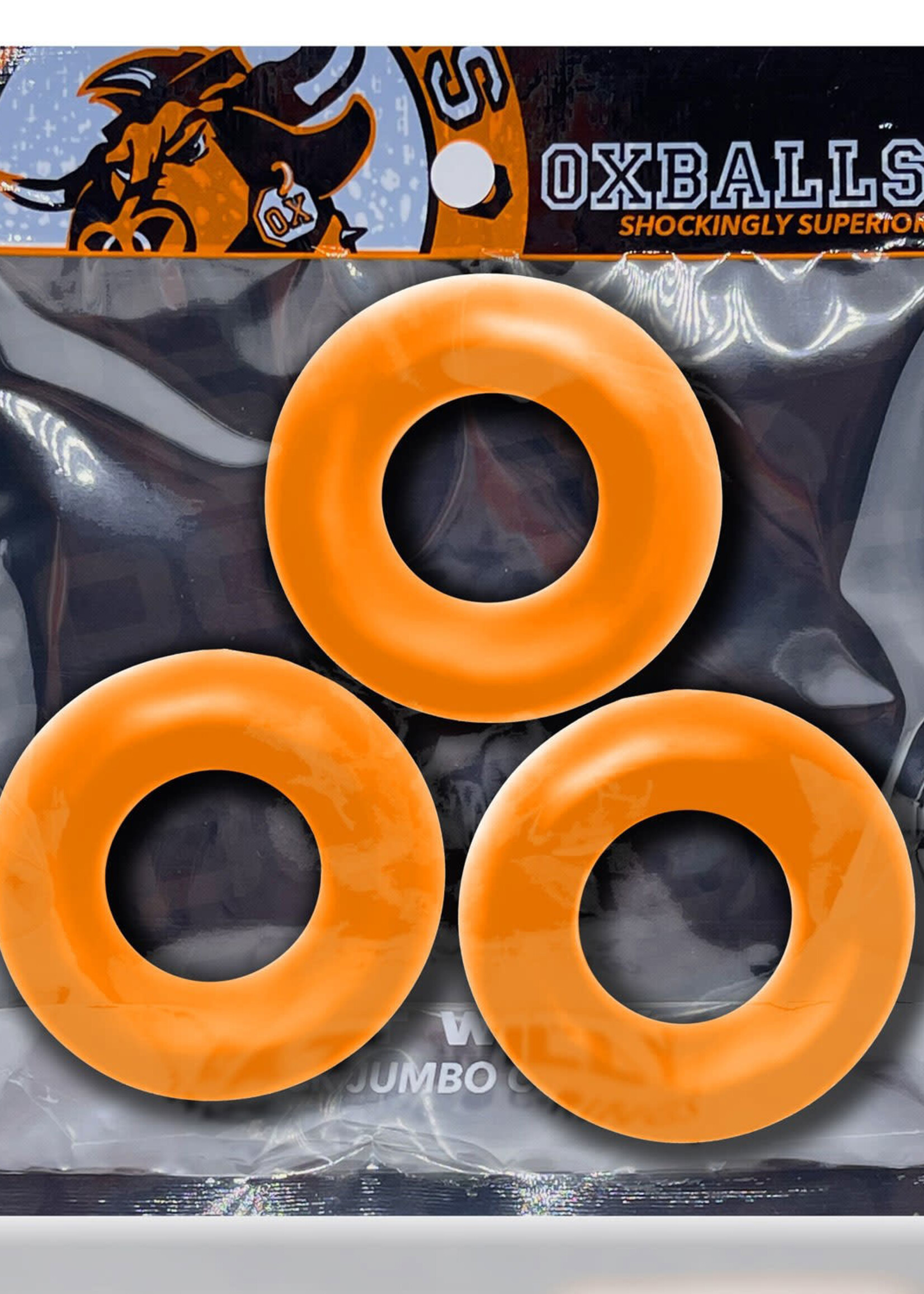 Oxballs Oxballs Fat Willy Jumbo Cock Ring (3 pack)