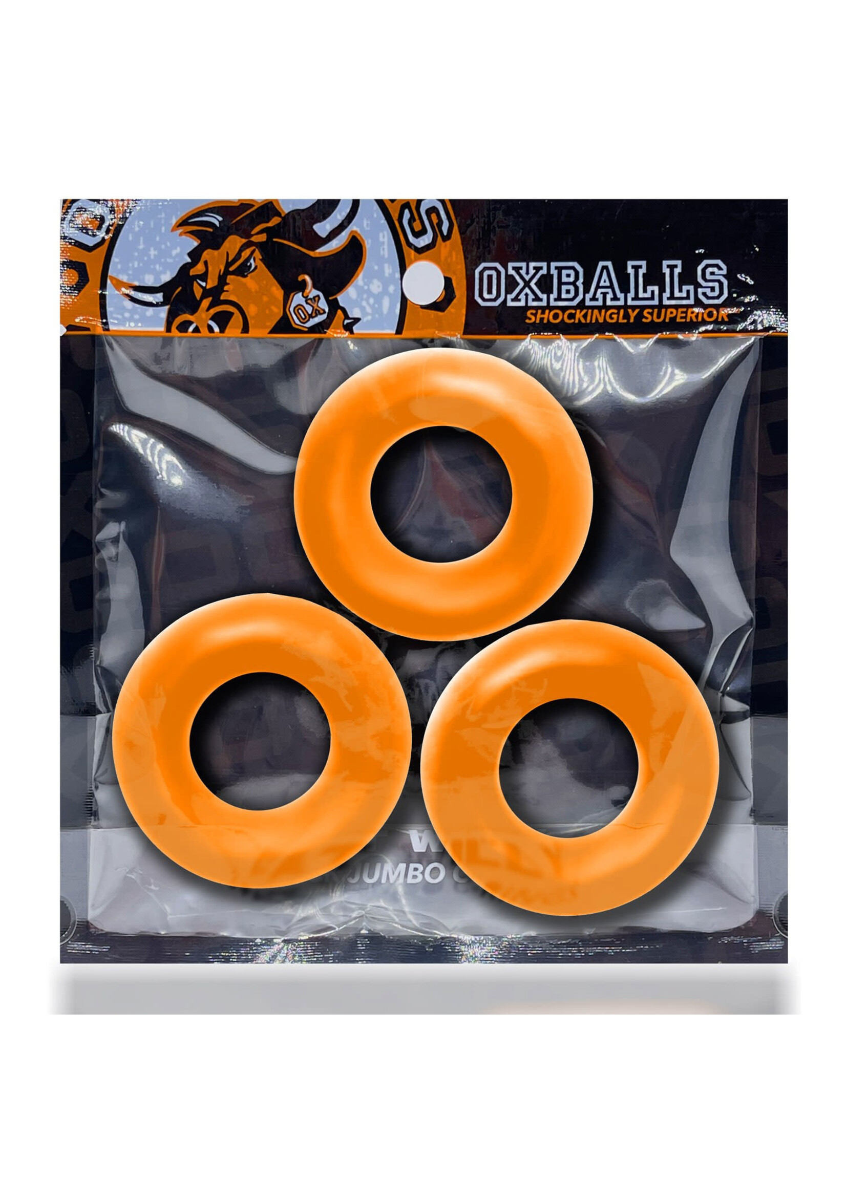 Oxballs Oxballs Fat Willy Jumbo Cock Ring (3 pack)