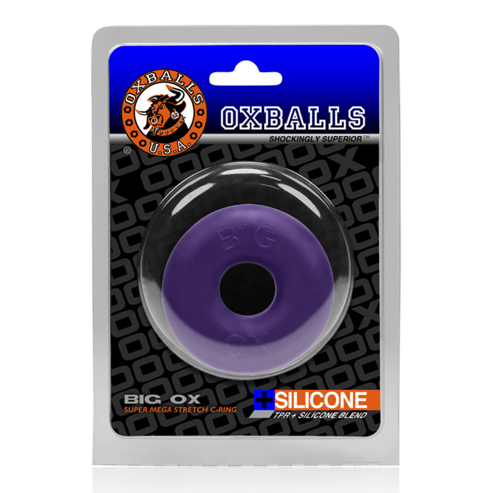 Oxballs Oxballs Big Ox Cockring - Eggplant Ice