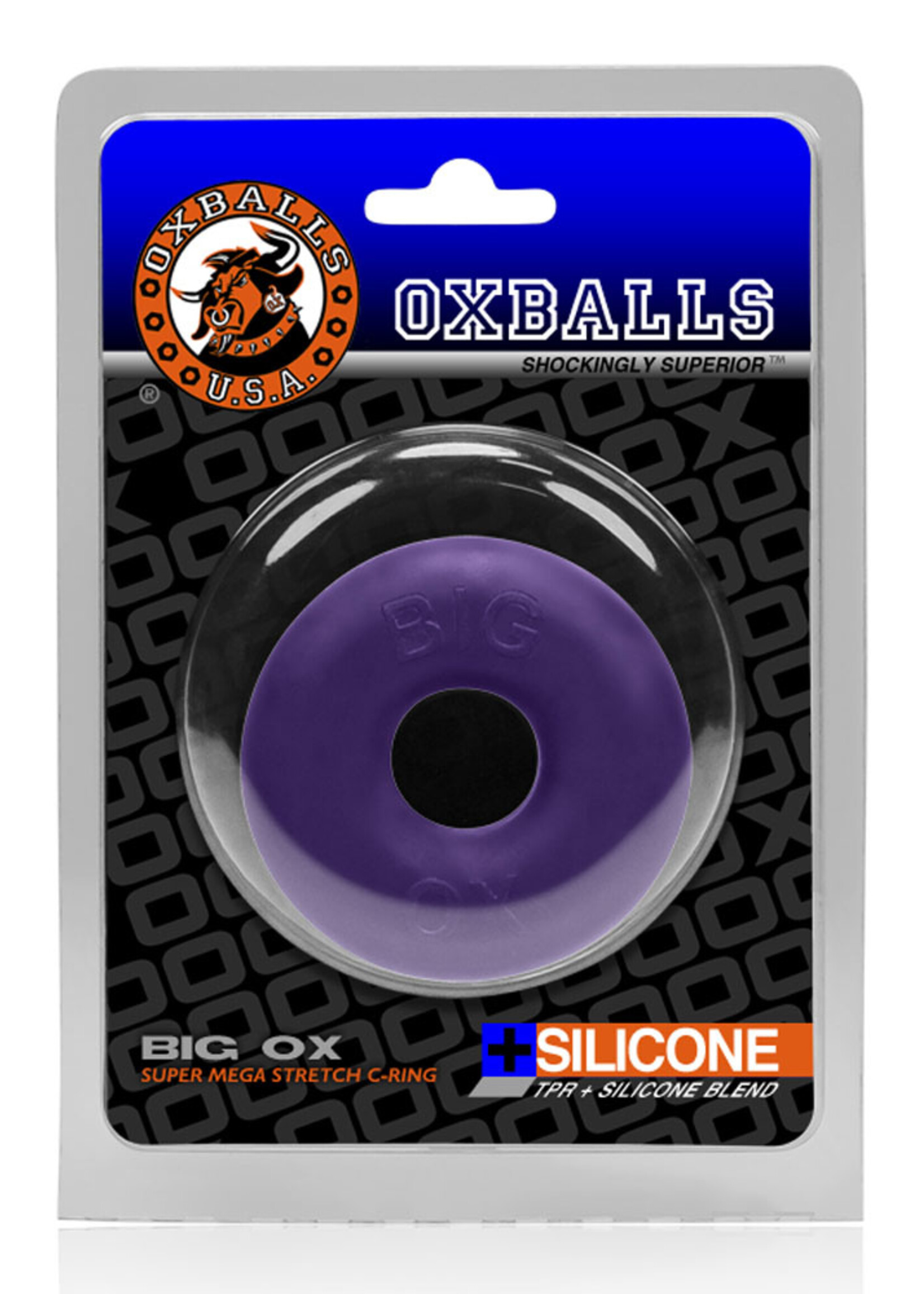 Oxballs Oxballs Big Ox Cockring - Eggplant Ice