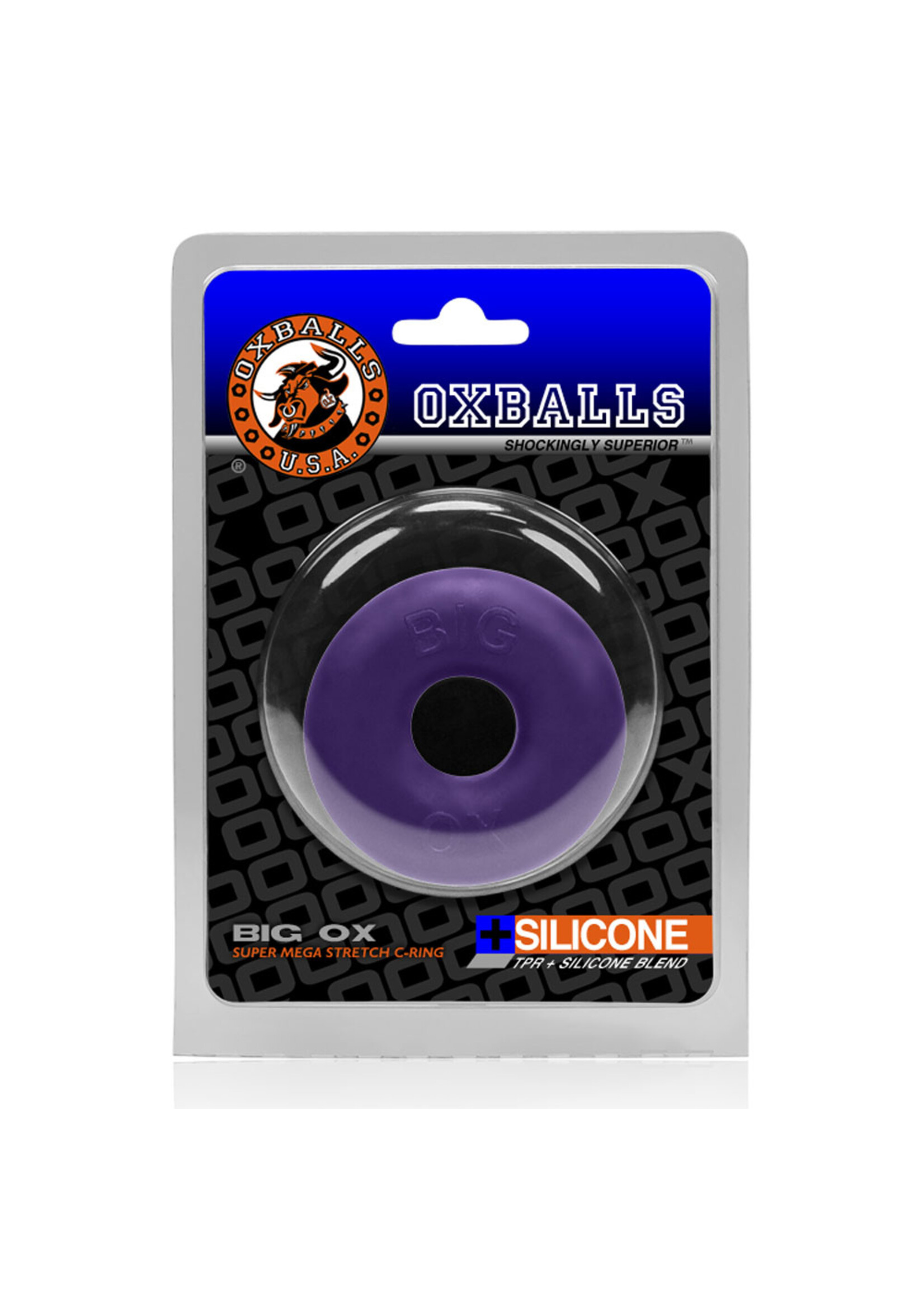 Oxballs Oxballs Big Ox Cockring - Eggplant Ice