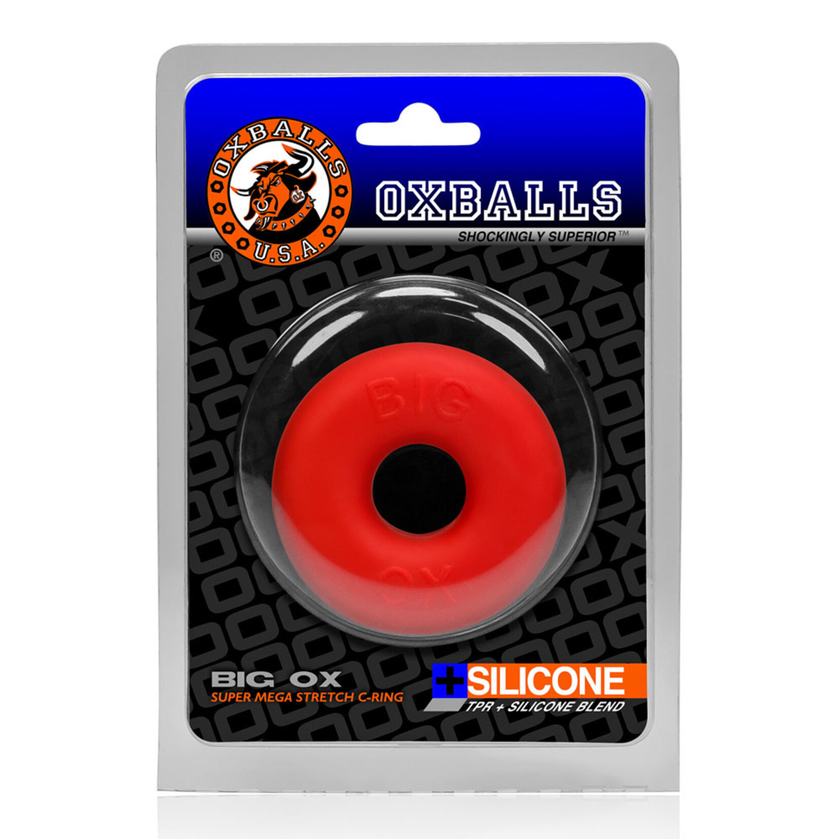 Oxballs Oxballs Big Ox Cockring - Red