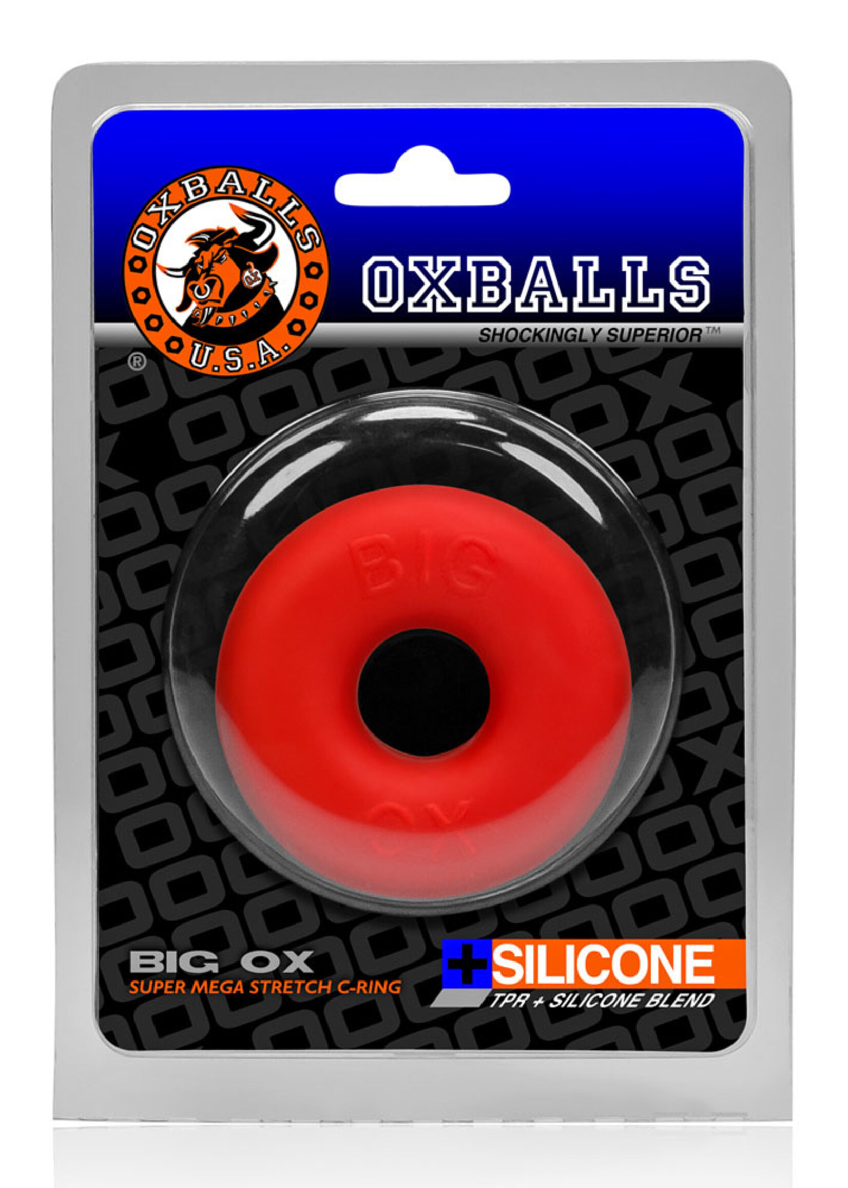 Oxballs Oxballs Big Ox Cockring - Red