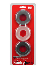 Oxballs Hunkyjunk Huj3 C-Ring 3 Pk - Tar / Multi