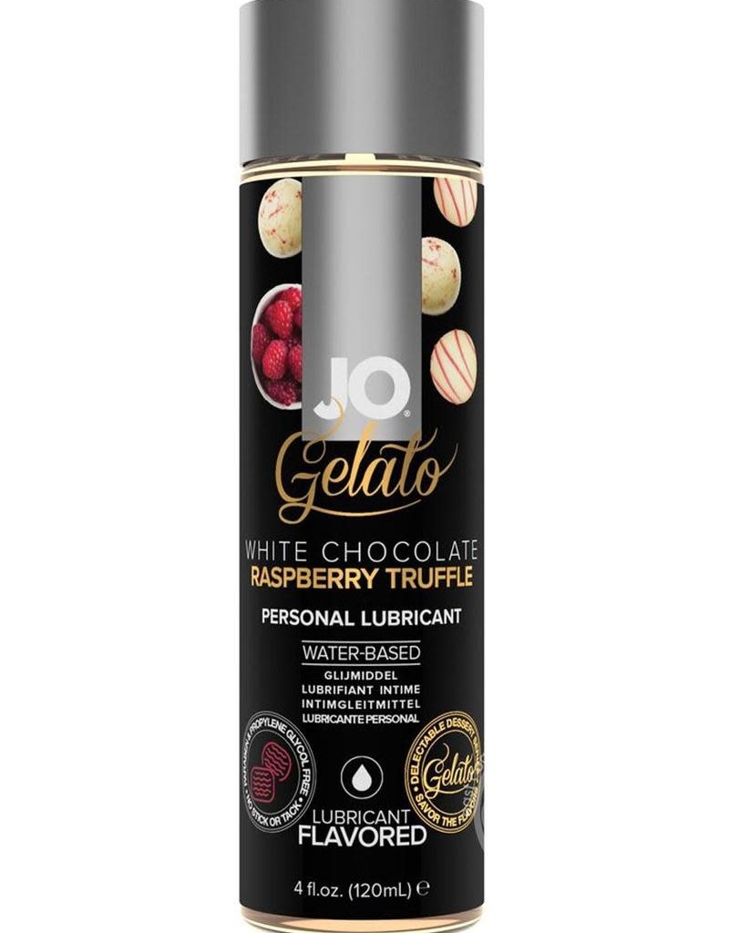 System Jo JO Gelato Water Based Lube White Chocolate Raspberry 4oz