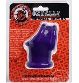 Oxballs Powersling Cocksling With Ballstretcher - Eggplant