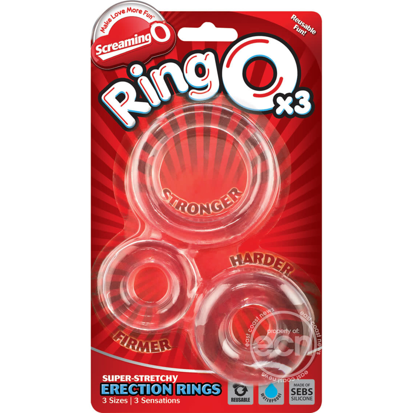 Screaming O Ringo X3 - Clear