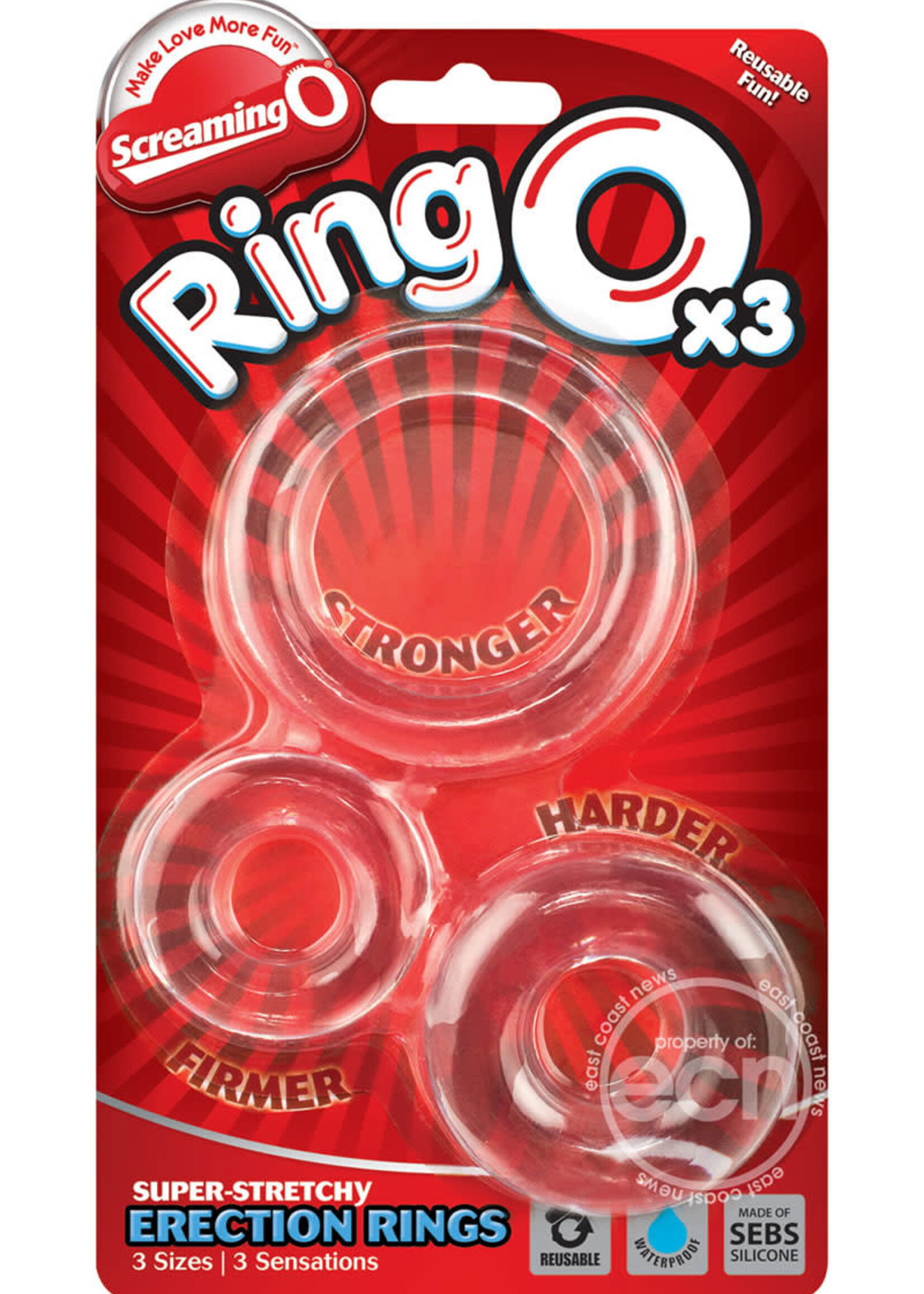 Screaming O Ringo X3 - Clear