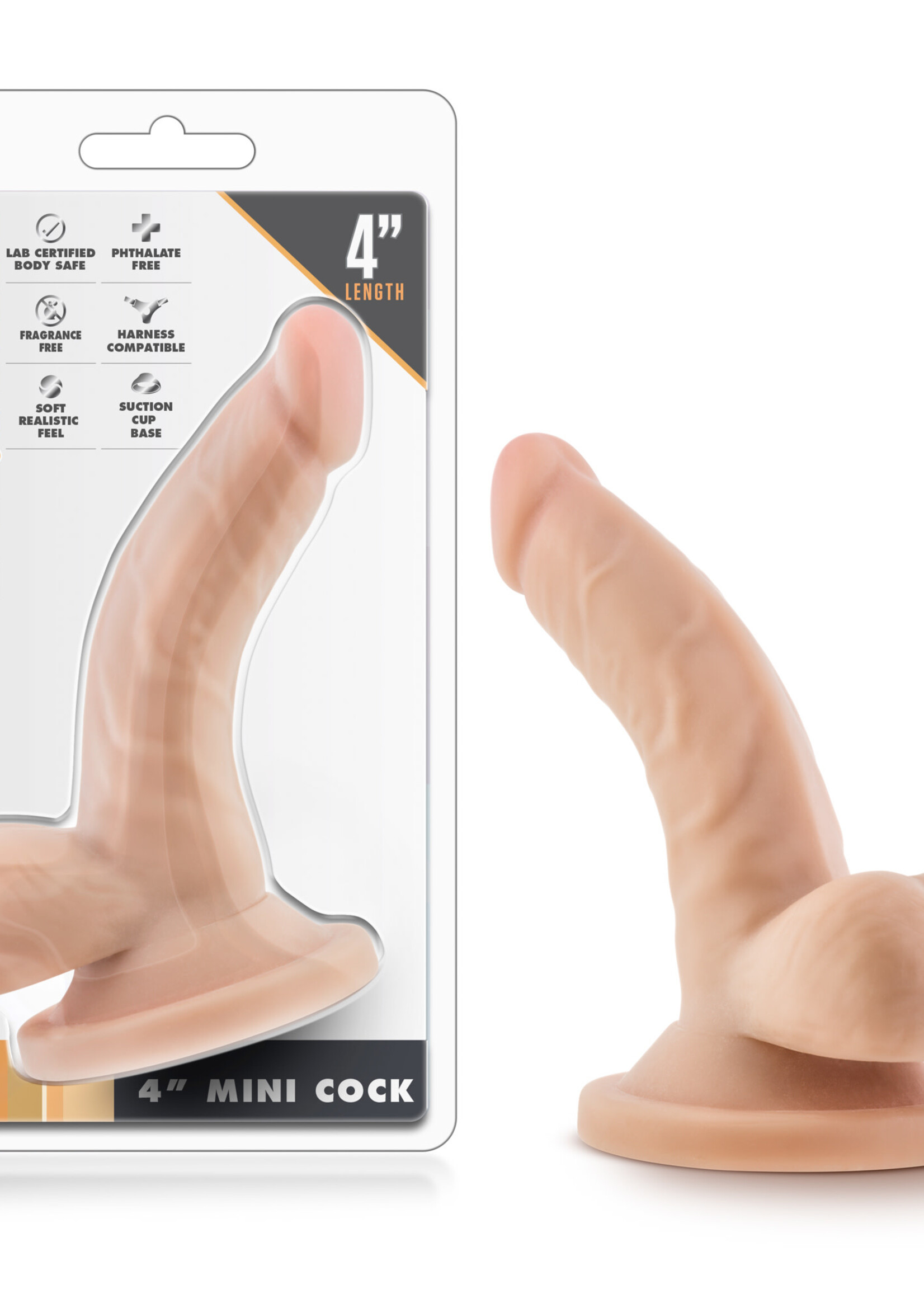 Blush Novelties Dr. Skin - 4 Inch Mini Cock - Vanilla
