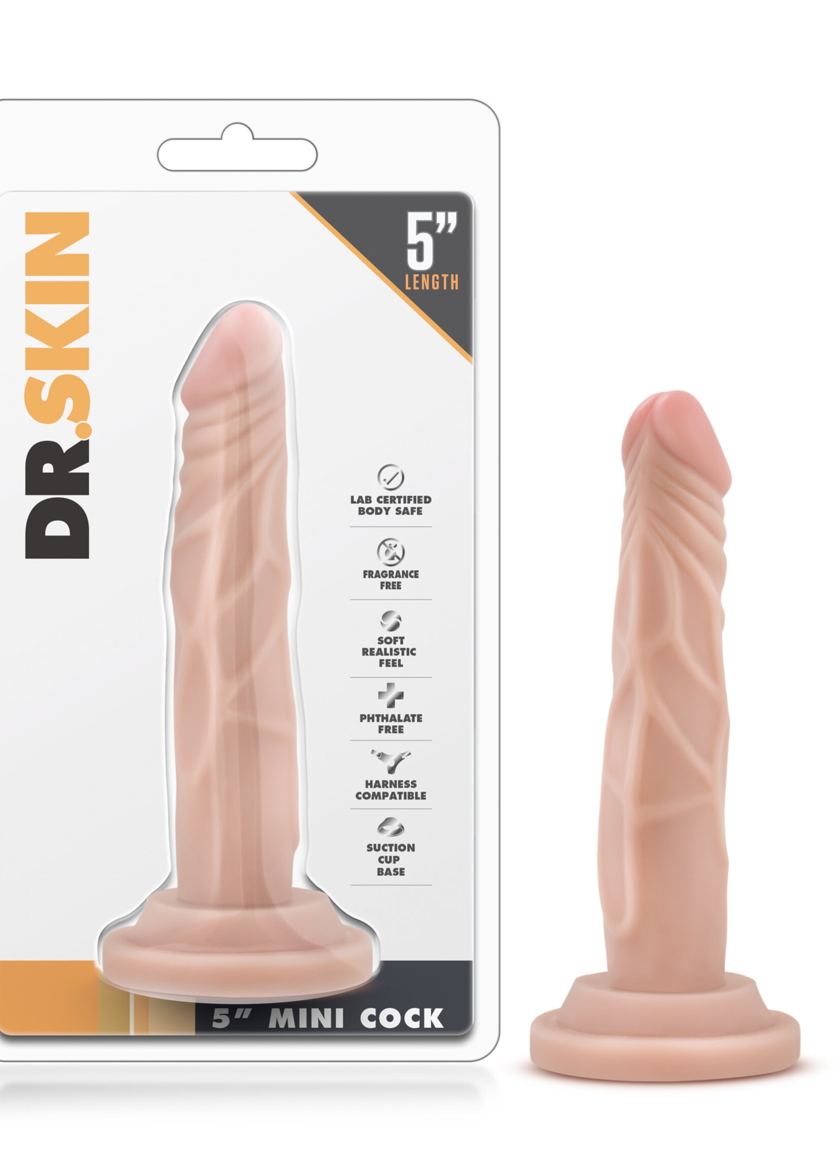 Blush Novelties Dr. Skin - 5 Inch Mini Cock - Vanilla