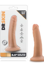 Blush Novelties Dr. Skin - 5.5 Inch Cock With Suction Cup - Vanilla