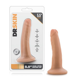 Blush Novelties Dr. Skin - 5.5 Inch Cock With Suction Cup - Vanilla