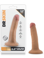 Blush Novelties Dr. Skin - 5.5 Inch Cock With Suction Cup - Mocha