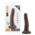 Blush Novelties Dr. Skin - 5.5 Inch Cock With Suction Cup - Chocolate