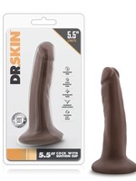 Blush Novelties Dr. Skin - 5.5 Inch Cock With Suction Cup - Chocolate