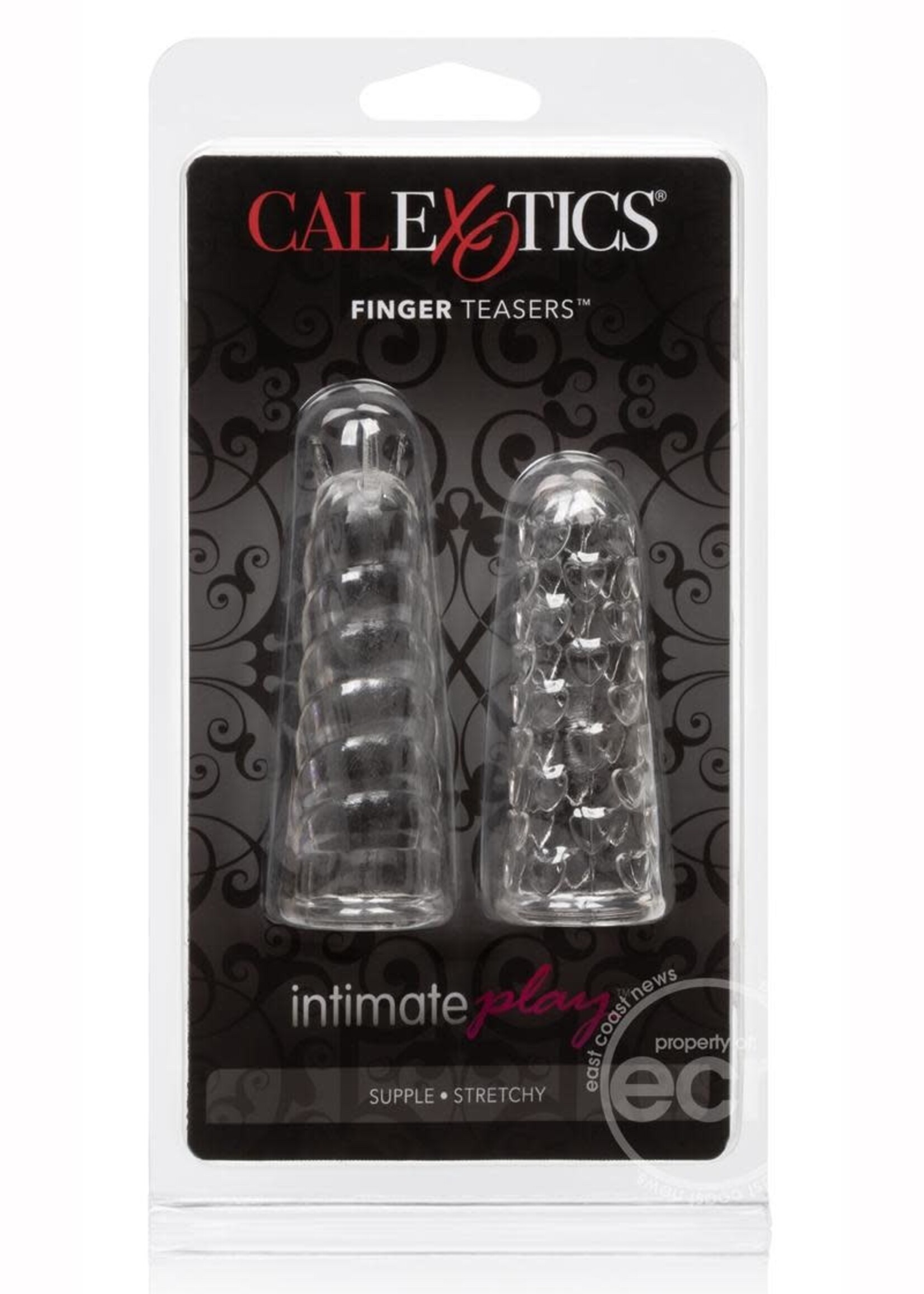 California Exotic Novelties Intimate Play Finger Teasers Finger Massagers - Clear
