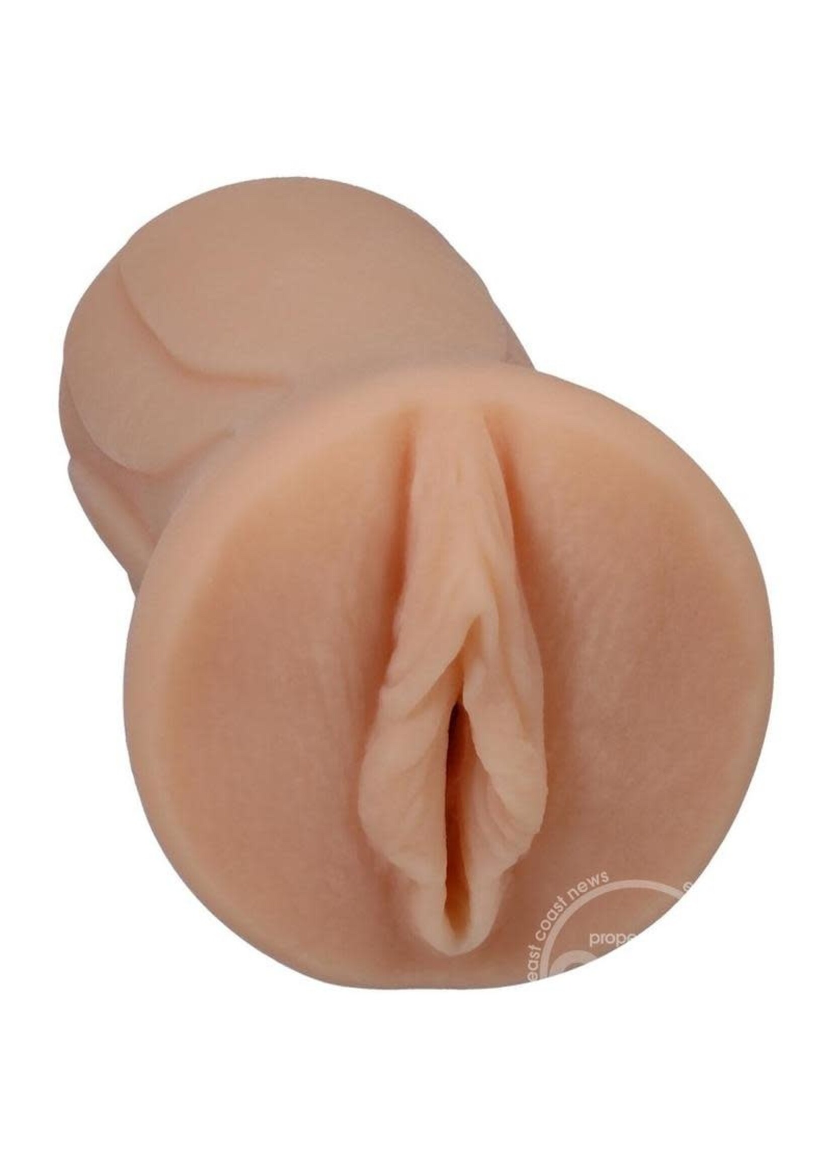 Doc Johnson Signature Strokers Lulu Chu Ultraskyn Pocket Masturbator - Pussy - Vanilla