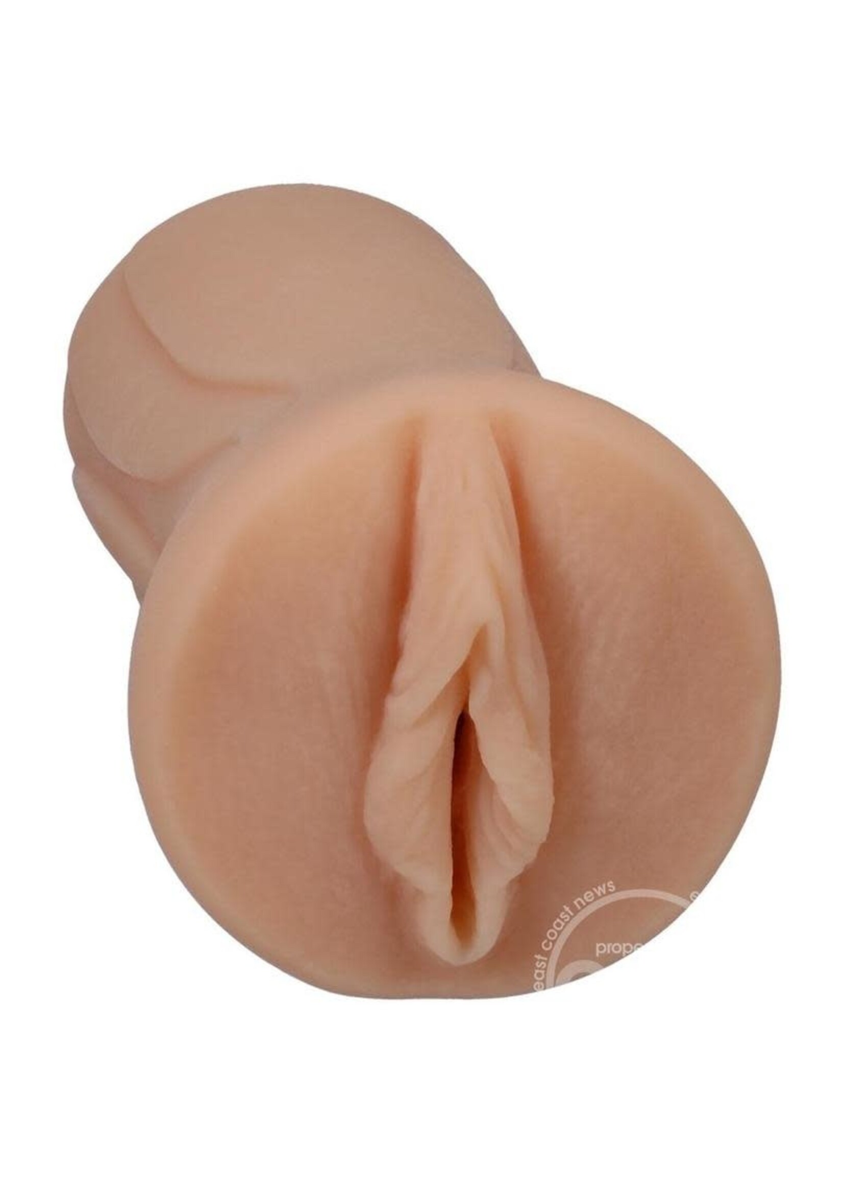 Doc Johnson Signature Strokers Lulu Chu Ultraskyn Pocket Masturbator - Pussy - Vanilla