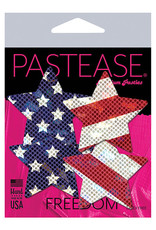 Pastease Pastease Premium Petites Glittering Stars & Stripes - Red/White/Blue O/S