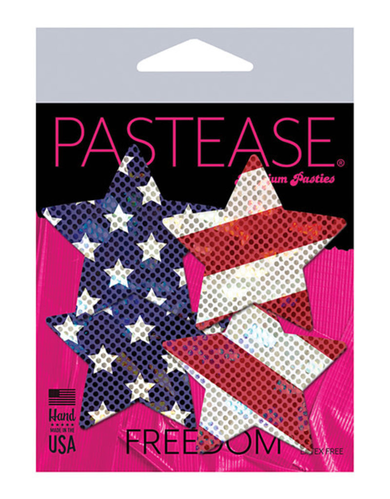 Pastease Pastease Premium Petites Glittering Stars & Stripes - Red/White/Blue O/S