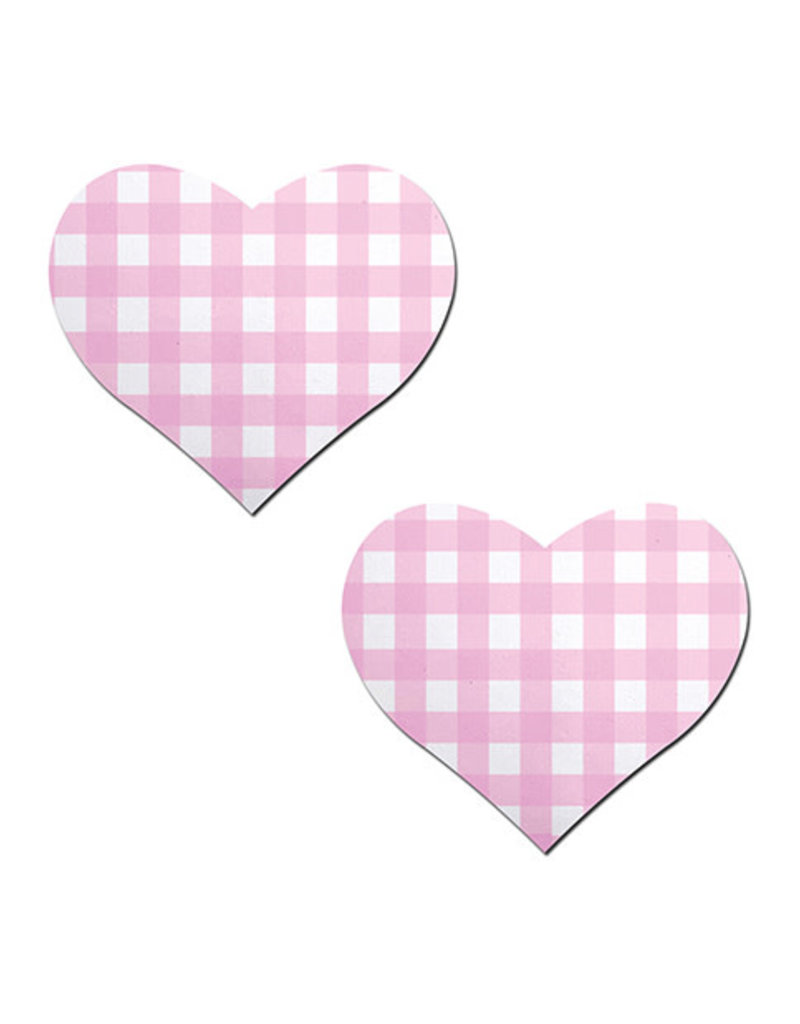 Pastease Pastease Premium Gingham Heart - Pink O/S