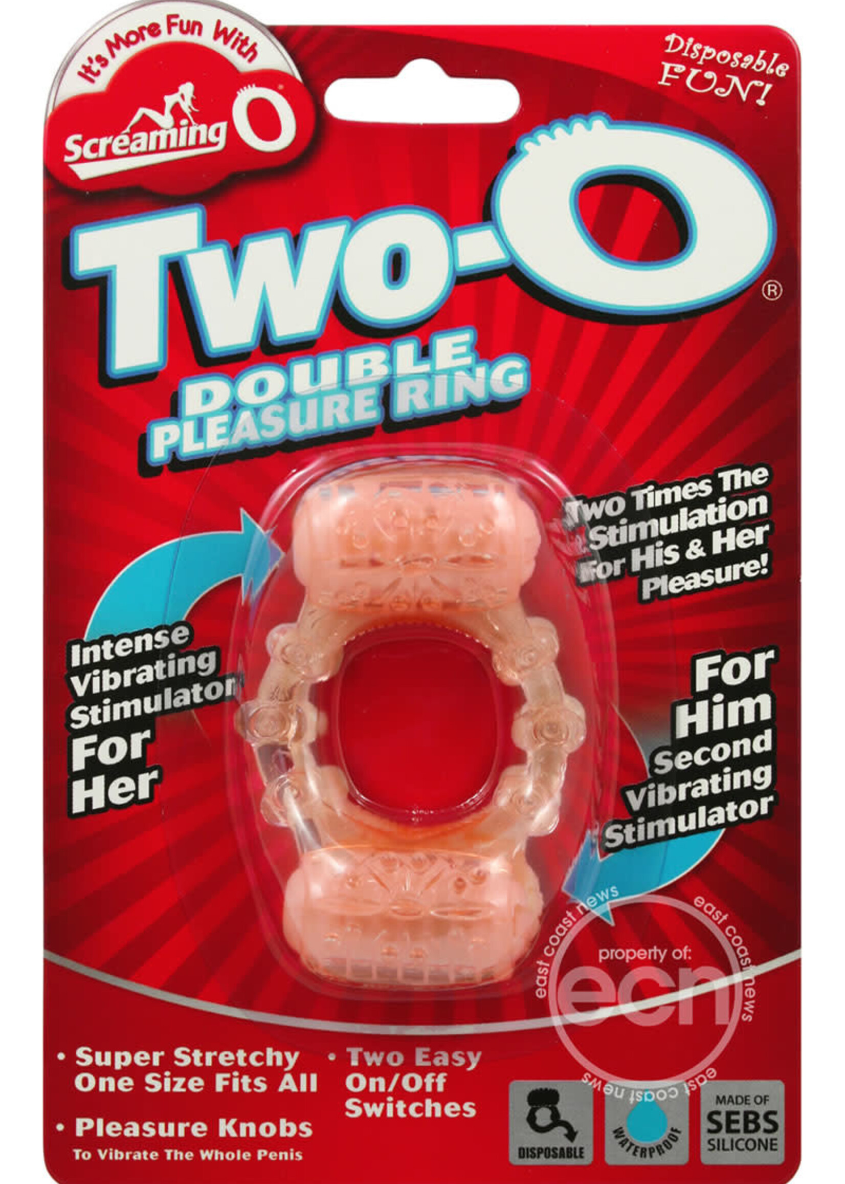Screaming O Screaming O Two-O Disposable Double Pleasure Ring