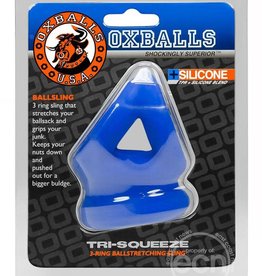 Oxballs Tri-Squeeze Ball-Stretch Sling - Cobalt Ice