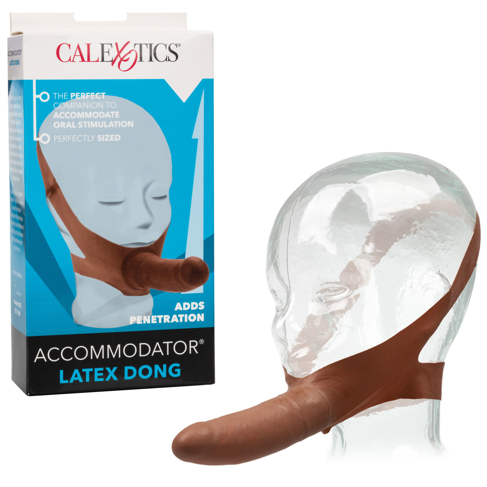 Calexotics The "Original" Accommodator Latex Dong - Brown