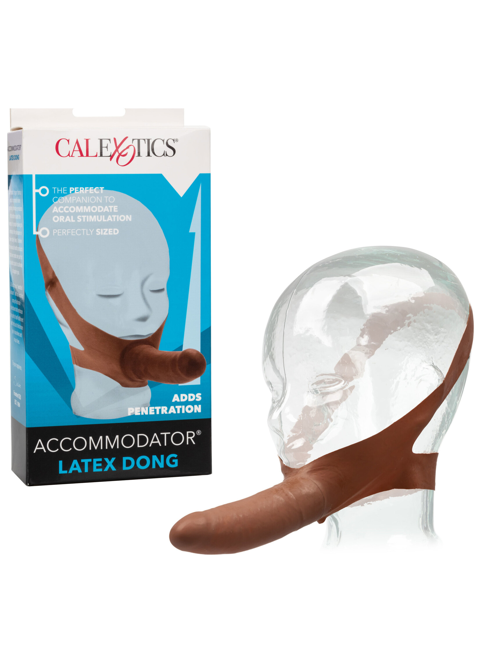 Calexotics The "Original" Accommodator Latex Dong - Brown