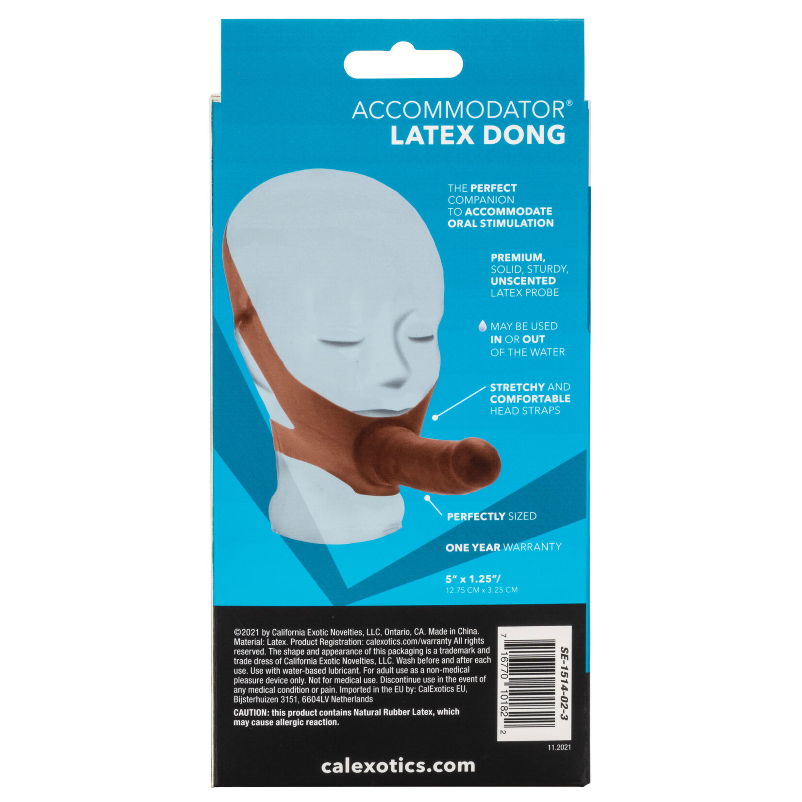 Calexotics The "Original" Accommodator Latex Dong - Brown