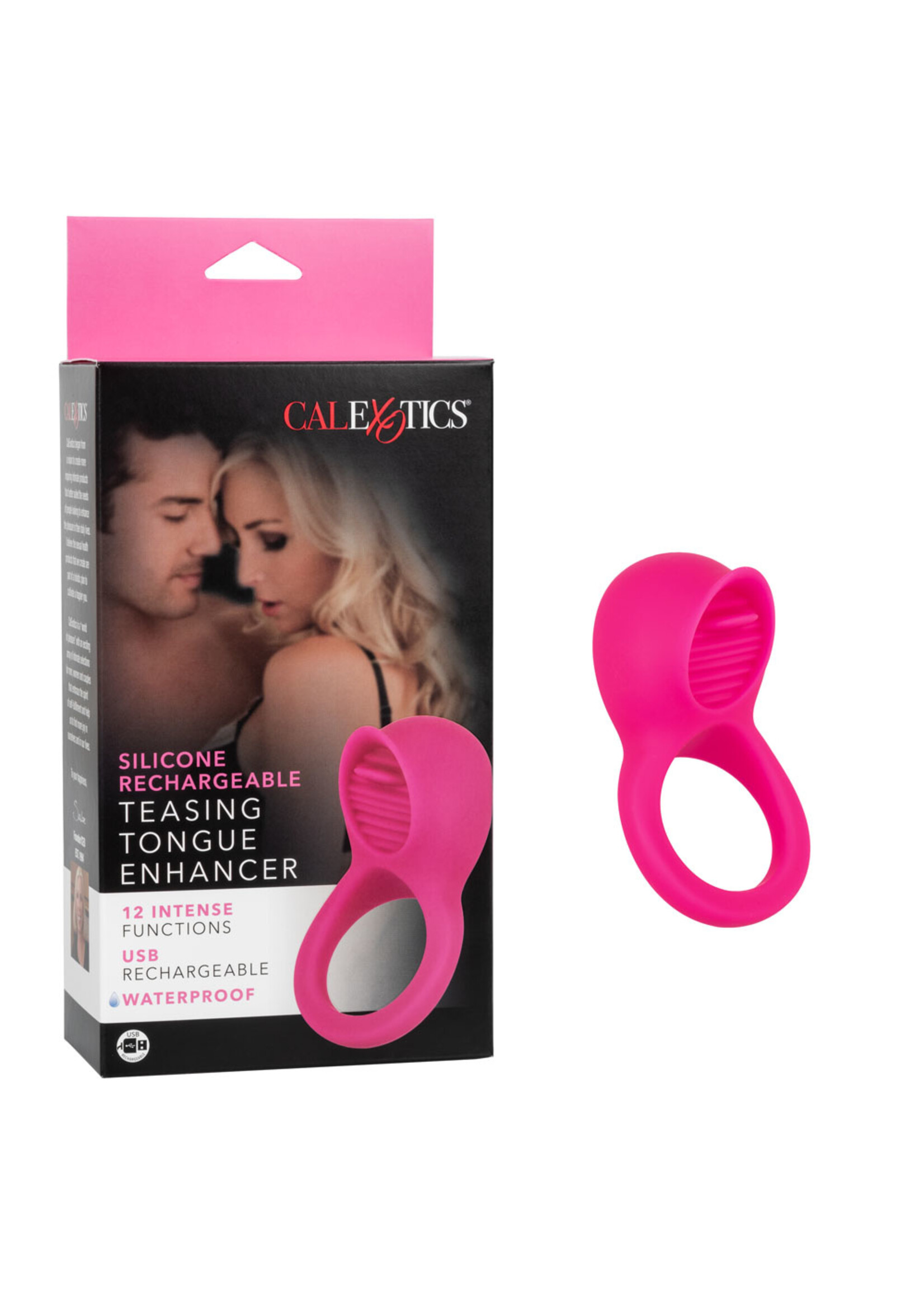 Calexotics Silicone Rechargeable Teasing Tongue Enhancer