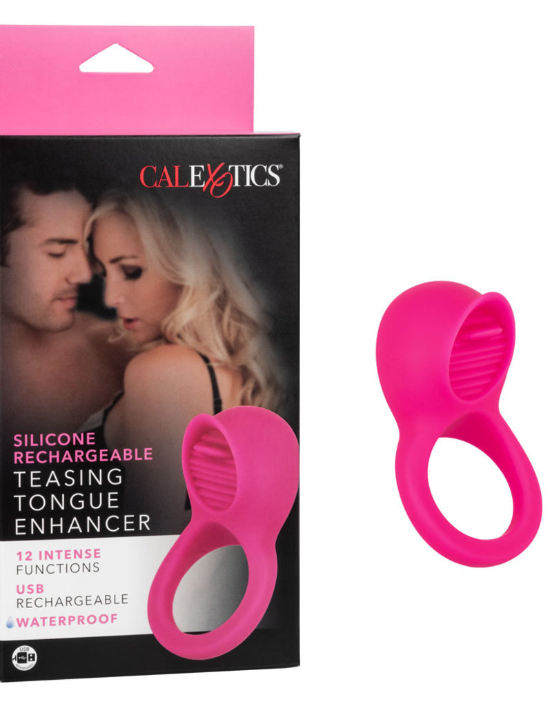 Calexotics Silicone Rechargeable Teasing Tongue Enhancer