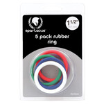 Spartacus Rubber C-Ring Set - 1.5" - Rainbow