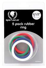 Spartacus Rubber C-Ring Set - 1.5" - Rainbow