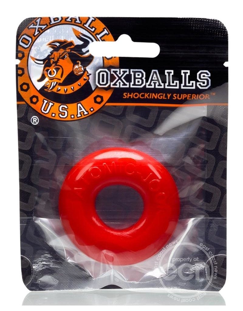 Oxballs Do-Nut-2 Large Atomic Jock Cockring - Red