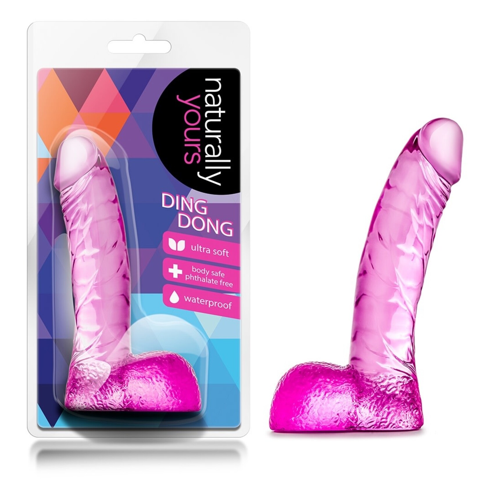 Blush Novelties Naturally Yours Ding Dong - Pink