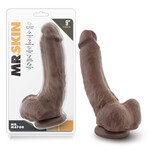 Blush Novelties Dr. Skin - Mr. Mayor 9" Dildo With Suction Cup - Chocolate