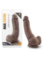 Blush Novelties Dr. Skin - Mr. Mayor 9" Dildo With Suction Cup - Chocolate