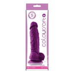 nsnovelties Coloursoft Silicone Realistic Dong Purple 5 Inch