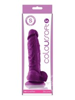 nsnovelties Coloursoft Silicone Realistic Dong Purple 5 Inch