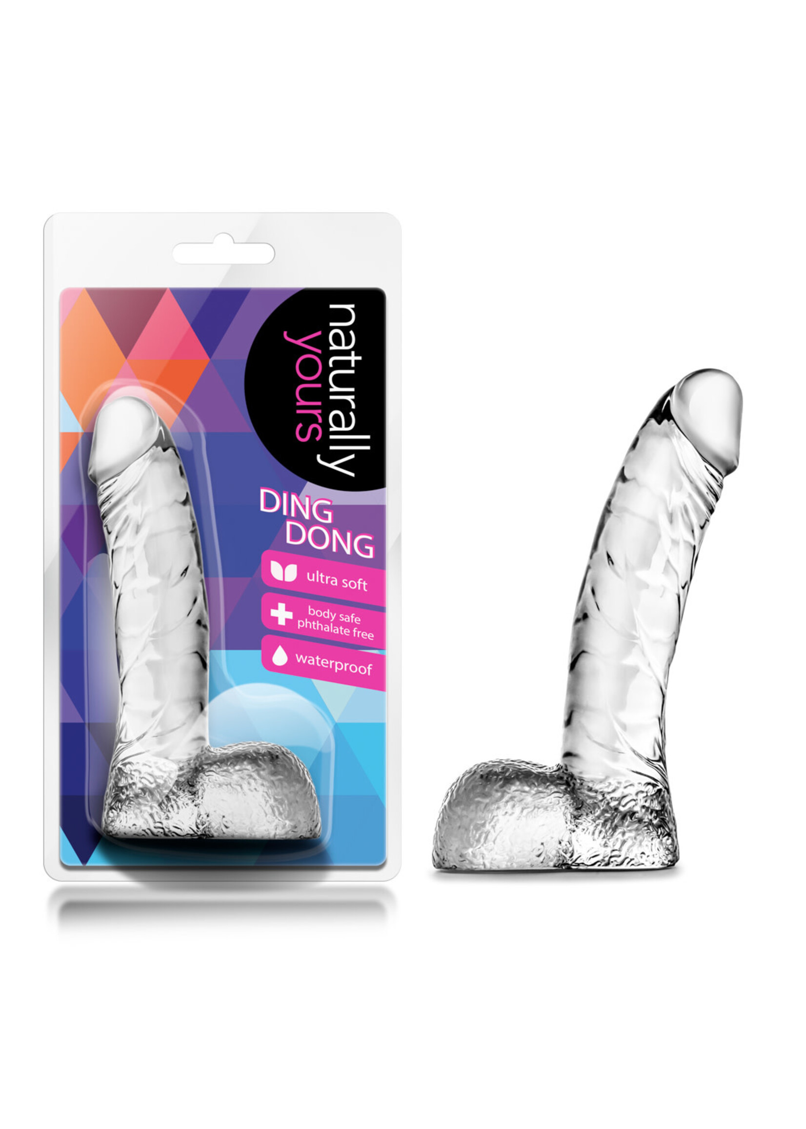 Blush Novelties Naturally Yours Ding Dong - Clear