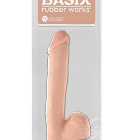 Pipedream Basix 12 Inch Mega Dildo - Flesh